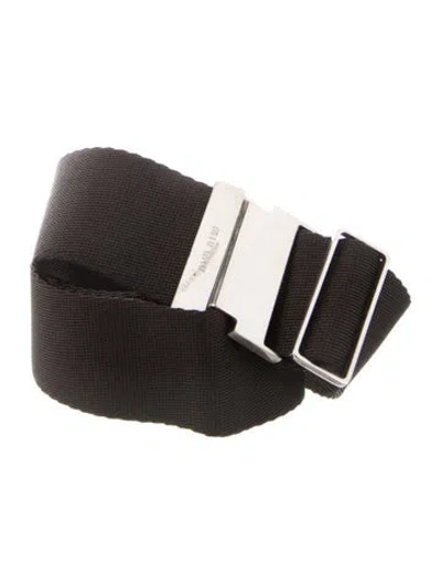 Pre-owned Miu Miu Nylon Waist Belt In Brown