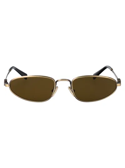 Miu Miu Old Gold Metal Sunglasses