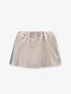 Miu Miu Drawstring Panel Skirt In Pink