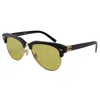 Miu Miu Womens Black Mu 09zs Pilot-frame Acetate Sunglasses In Green