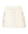 Miu Miu Nylon Miniskirt In Nude