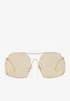 Miu Miu Ombre Square Sunglasses