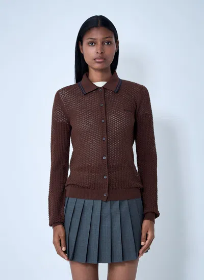 Miu Miu Open-knit Cardigan