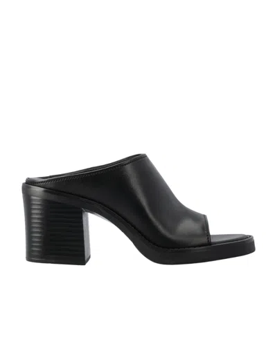 Miu Miu Open-toed High-heeled Sandals In Black