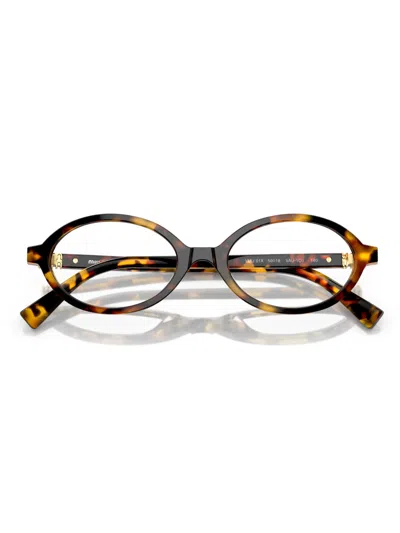 Miu Miu Optical Frames 01xv Vista - International Fit In Brown