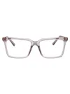 Miu Miu 0mu 08xv Glasses In Malva Trasparente