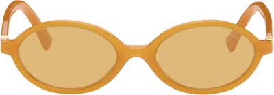 Miu Miu Orange Miu Regard Sunglasses