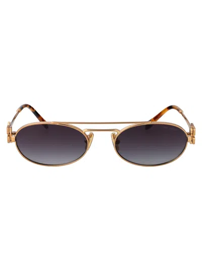 Miu Miu Oro Antico Metal Sunglasses In Multi