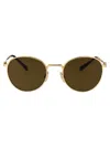 Miu Miu Oro Metal Sunglasses In Brown