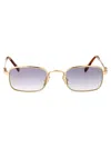Miu Miu Oro Metal Sunglasses In Gray