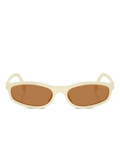 Miu Miu Oval-frame Sunglasses