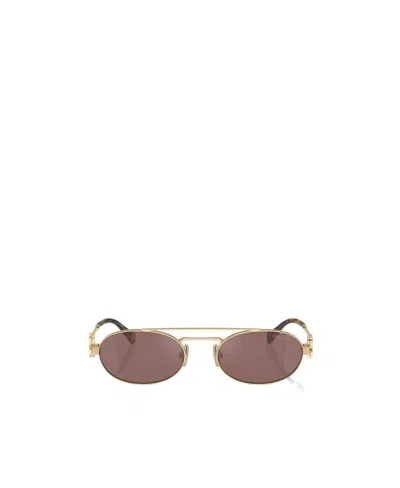 MIU MIU MIU MIU EYEWEAR OVAL-FRAME SUNGLASSES