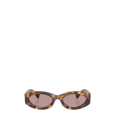 MIU MIU MIU MIU EYEWEAR OVAL-FRAME SUNGLASSES