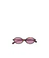 Miu Miu Oval Frame Sunglasses In Pink