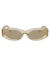 Miu Miu Mu 06zs Sand Transparent Sunglasses