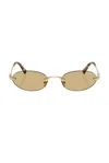 Miu Miu Eyewear Oval Frame Sunglasses