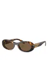 Miu Miu Mu 06zs Havana Sunglasses In Havana/brown Solid
