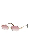 Miu Miu Oval-frame Sunglasses