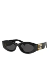 Miu Miu Women's Sunglasses, Mu 11ws In Black/gray Solid