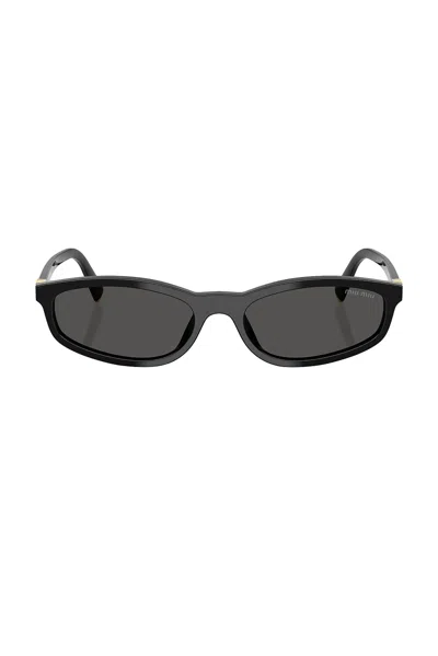 Miu Miu 0mu A06s 16k08z Nero Sunglasses In Black