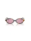 Miu Miu Miumiu 0mu 04zs Miu Regard Vau50d Havana Miele Sunglasses In Purple