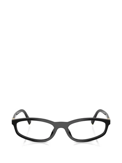 Miu Miu Oval-shape Glasses In Black