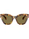 Miu Miu Mu 01ys 14l09z In Brown