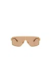 Miu Miu Oversize-frame Sunglasses In Nude