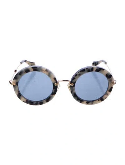 Pre-owned Miu Miu Oversize Gradient Sunglasses
