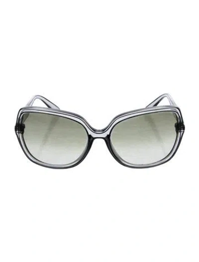 Pre-owned Miu Miu Oversize Gradient Sunglasses
