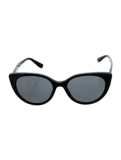 Pre-owned Miu Miu Oversize Tinted Sunglasses In Black