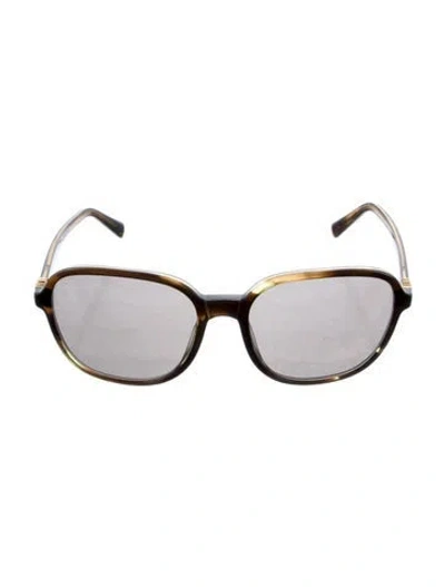 Pre-owned Miu Miu Oversize Tinted Sunglasses In Black