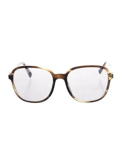 Pre-owned Miu Miu Oversize Tinted Sunglasses In Brown