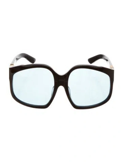 Pre-owned Miu Miu Oversize Tinted Sunglasses In Brown