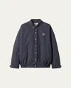 Miu Miu Oversized Canvas Shirt Jacket In Multi