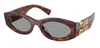 Miu Miu Oversized Cat-eye Sunglasses With Tortoiseshell Pattern