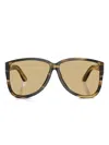 Miu Miu Woman Sunglass Mu A08s In Brown