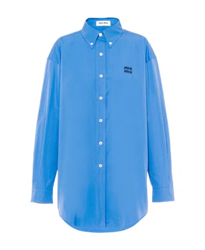 Miu Miu Oversized Poplin Shirt