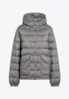 Miu Miu Padded Down Jacket In Gray