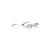 Miu Miu Logo Metal Oval Sunglasses