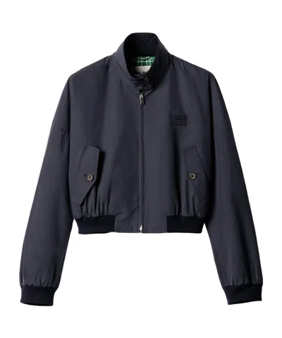 Miu Miu Panama Cotton Blouson Jacket