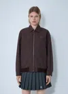 Miu Miu Women Panama Cotton Blouson Jacket