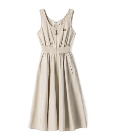 Miu Miu Panama Cotton Dress