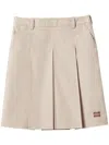 Miu Miu Miumiu Women Gonna Pieghe In Nude & Neutrals