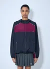 Miu Miu Recycled Nylon Windbreaker Jacket In Blue