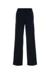 Miu Miu Midnight Blue Polyester Joggers In Blue