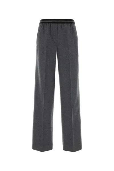 Miu Miu Pantaloni In Black