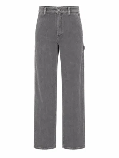 Miu Miu Pantaloni Velluto Old In Gray