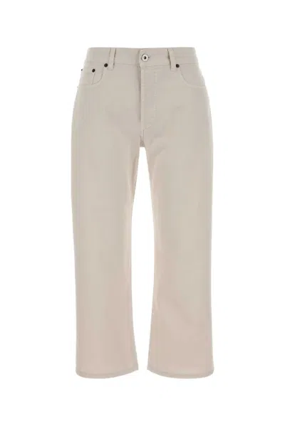 Miu Miu Pantaloni In Neutral