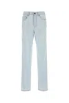 Miu Miu Straight-leg Pants In Blue